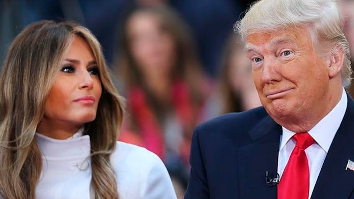 Donald Trump rompió la única condición que puso Melania para casarse