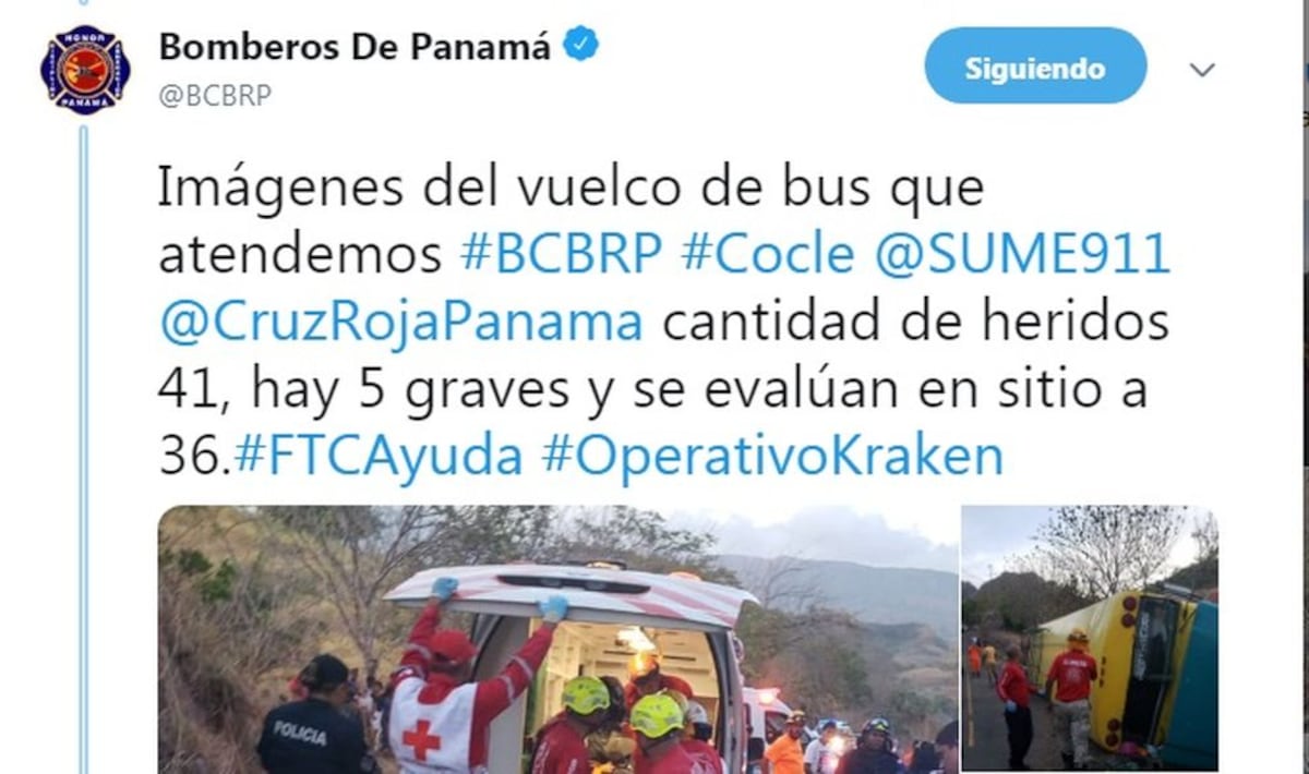 Se quedó sin frenos. Venían de retiro de la iglesia y se volcó el bus. Videos