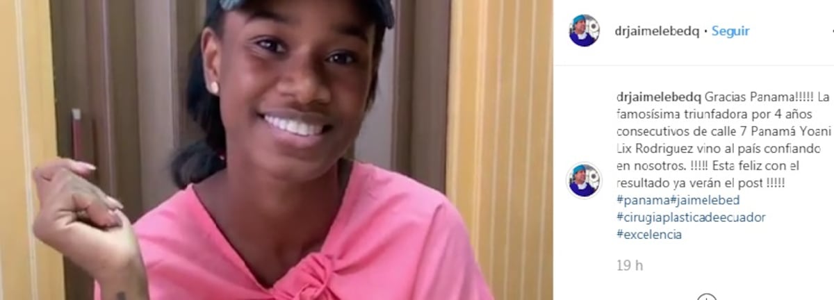 Yoani Ben, de Calle 7, se hace cirugía plástica. Entra al quirófano en Ecuador. Video