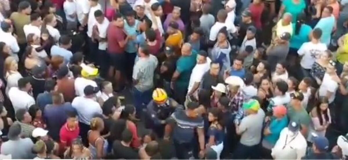 Un herido tras topón de Las Tablas, por fuegos artificiales. Hubo intrigas.Video