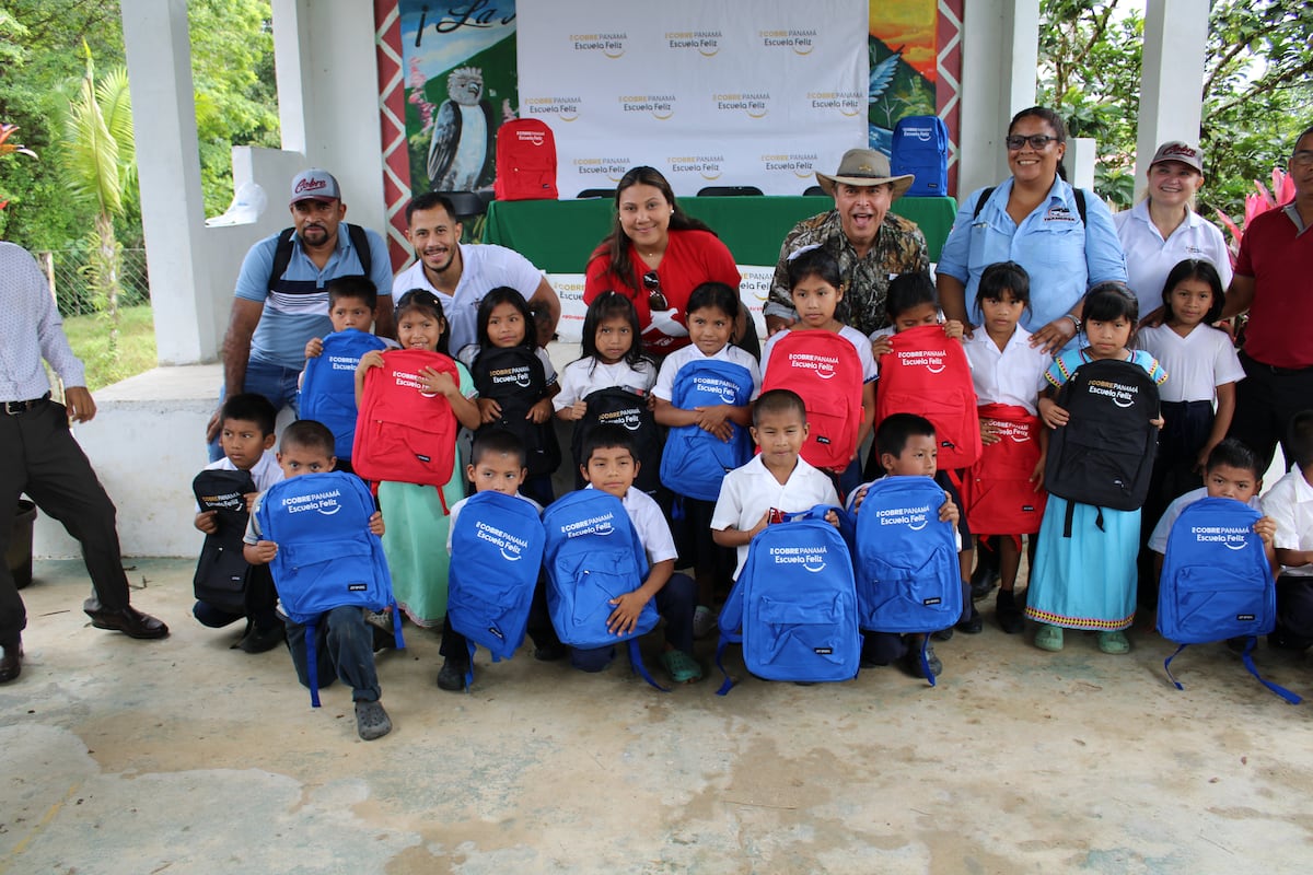 Cobre Panamá apoya a  más de 2,500 estudiantes con el proyecto ‘Escuela Feliz’