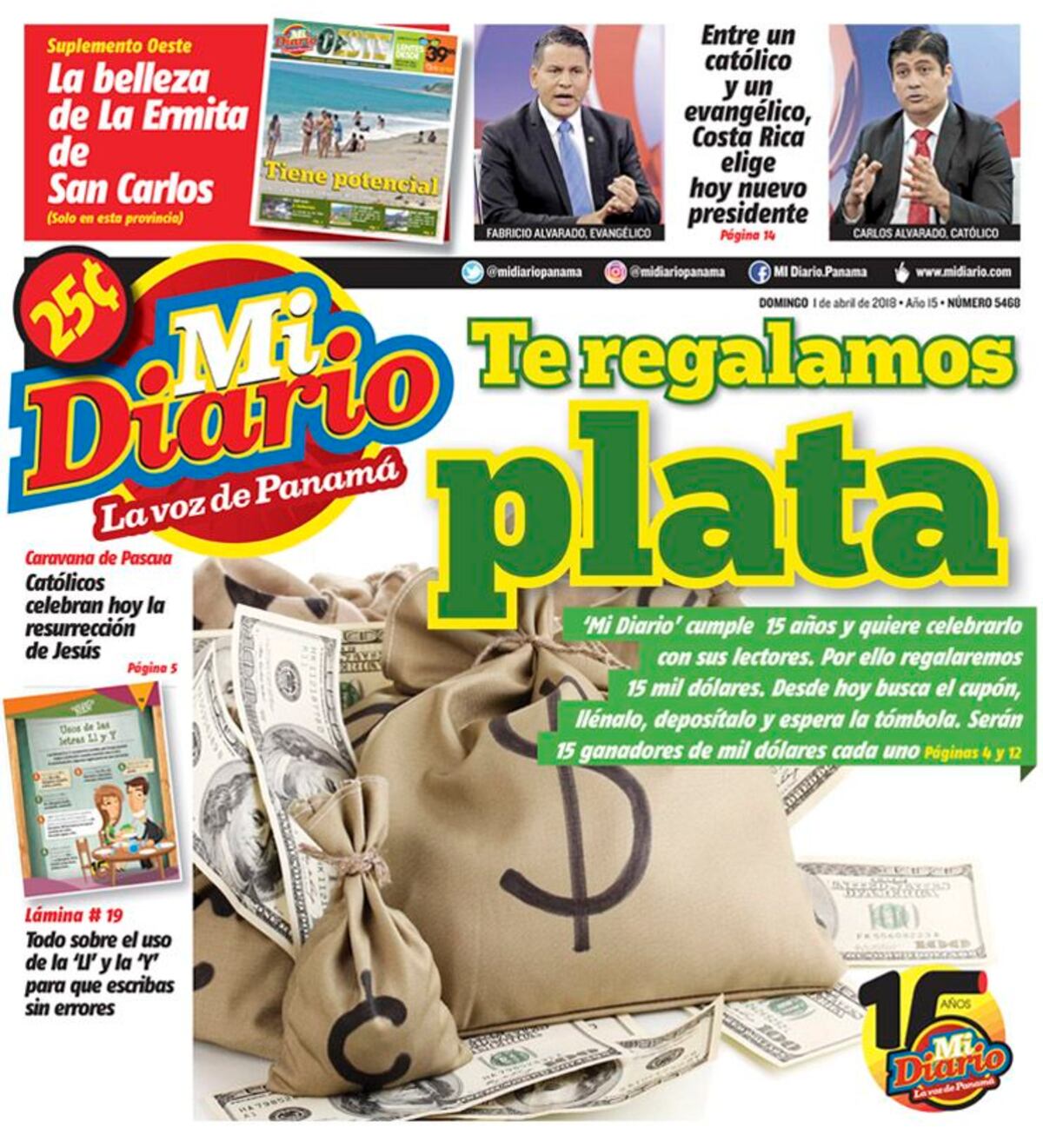 REGALAMOS PLATA.Lista de ganadores.Transmisión de  tómbola en vivo por Mi Diario