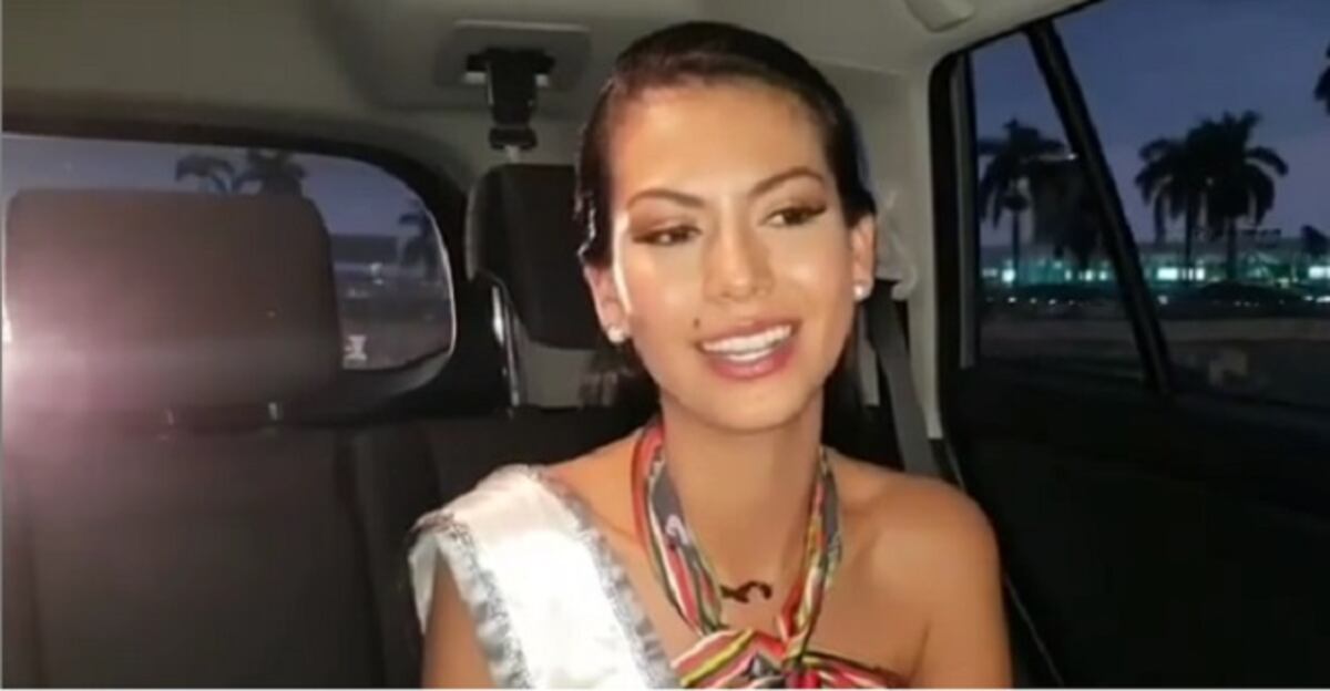 Llegó Rosa Montezuma tras el Miss Universo y muchos  la fueron a recibir