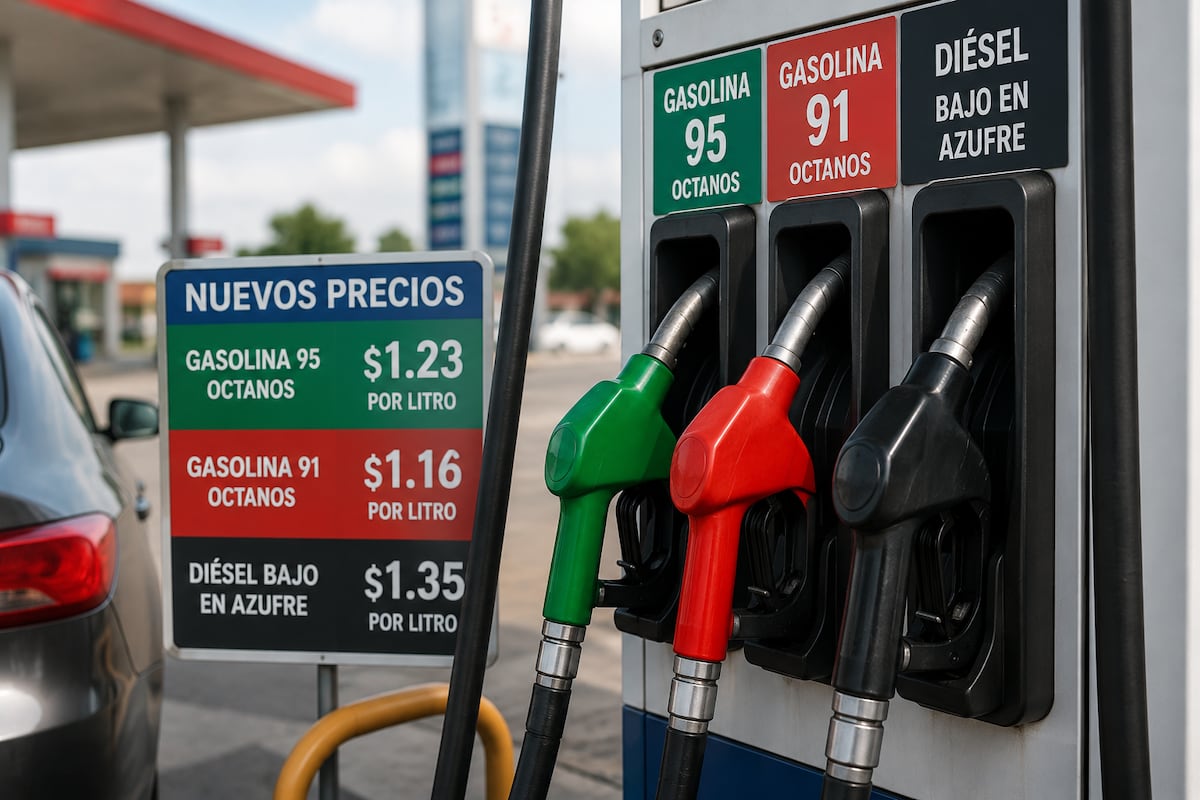 ¡Atención al tanque! Gasolinas bajan de precio, pero el diésel sube desde este viernes