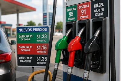 ¡Atención al tanque! Gasolinas bajan de precio, pero el diésel sube desde este viernes
