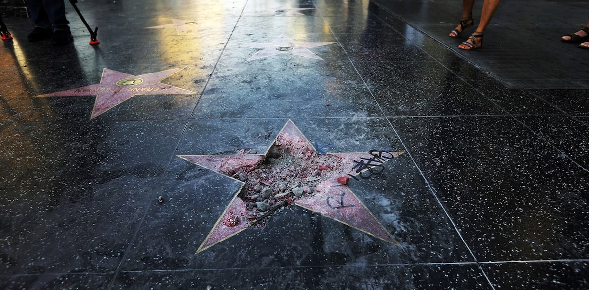 Condenan a hombre que destrozó la estrella de Donald Trump