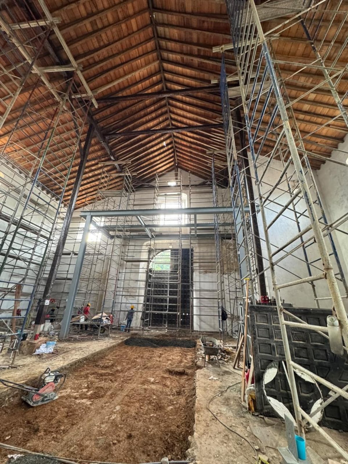 Cristo Negro de Portobelo: así avanza la restauración de la iglesia de San Felipe