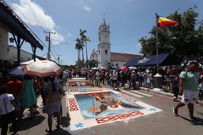 En La Villa de Los Santos ya preparan Corpus Christi 2026 con danzas infantiles y alfombras extranjeras