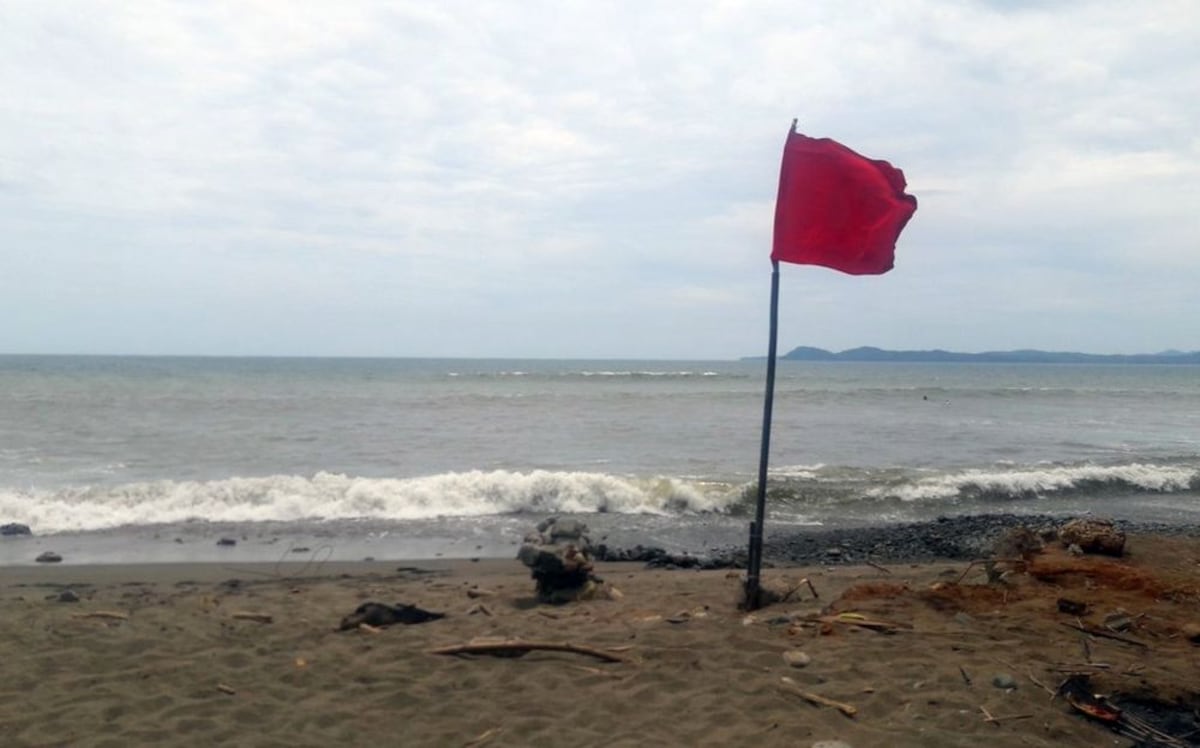 Sinaproc coloca bandera roja en parte del Pacífico panameño