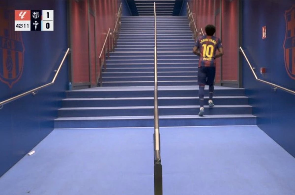 Lamine Yamal en alerta por posible desgarro muscular