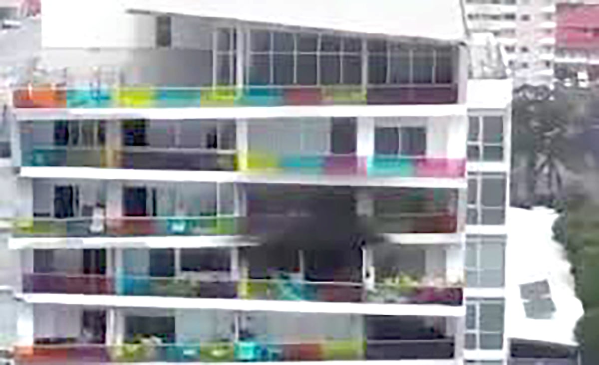 Explosión provoca incendio en Avenida Balboa: Mujer herida y evacuación masiva