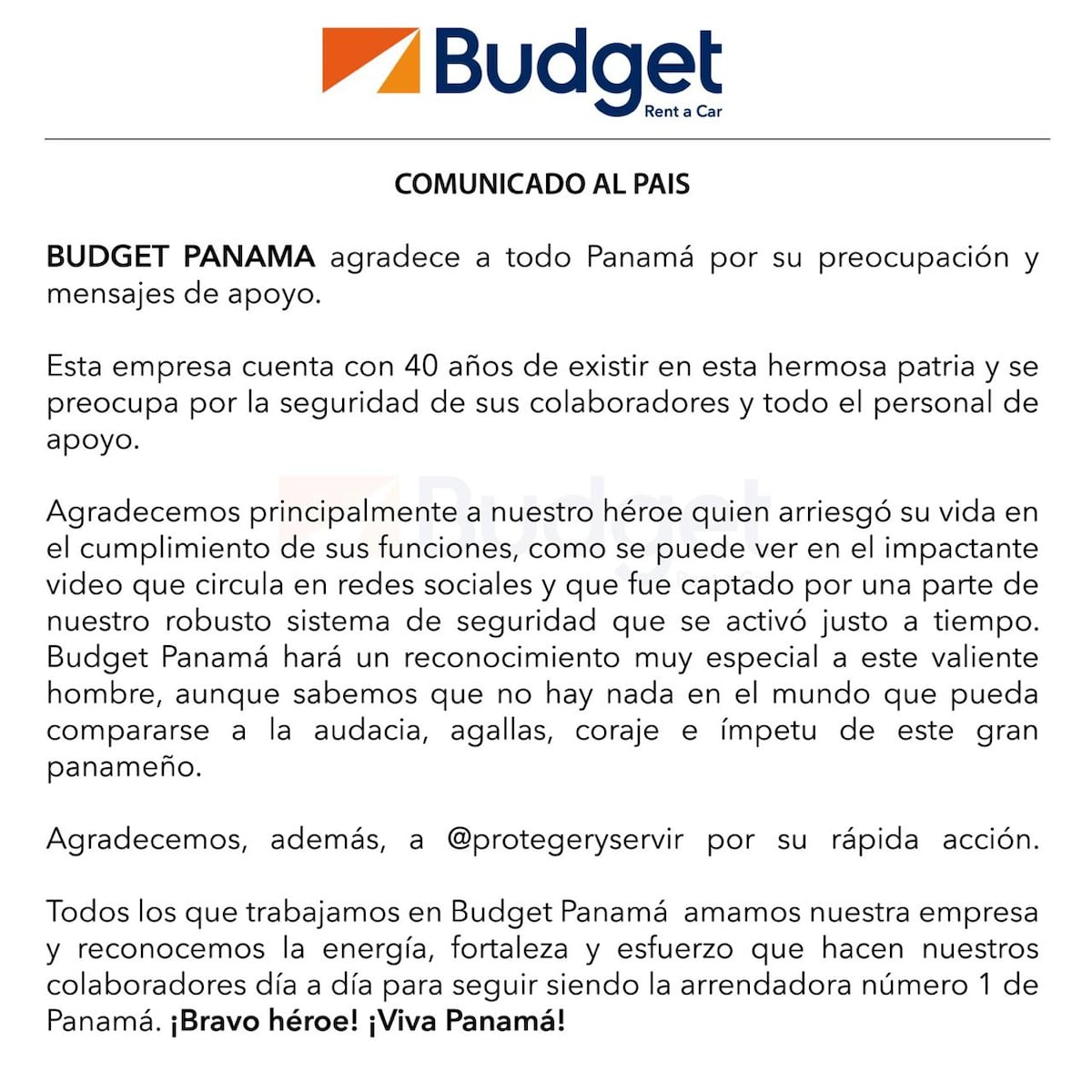 Arrendadora de autos premiará a Seguridad que los defendió de asalto