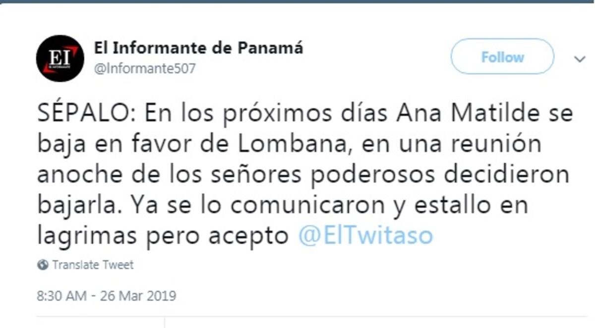 Ana Matilde niega que se baje de candidatura y que ande llorando
