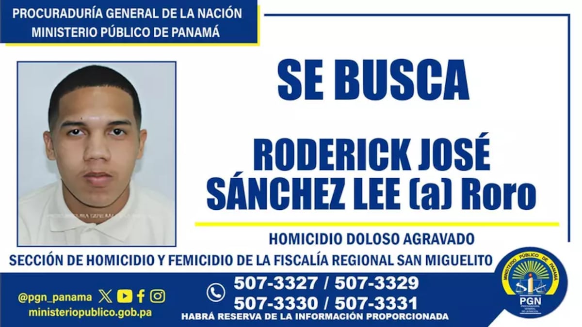 Le pisan los talones a ‘Roro’: lo buscan por crimen a tiros en San Miguelito