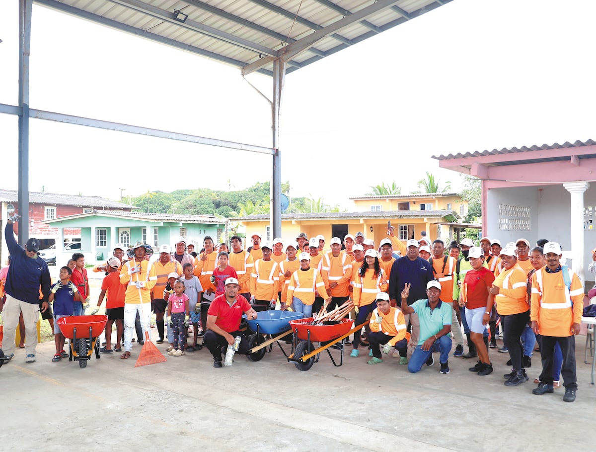 ¡Donoso se pone bonito! Vecinos, autoridades y Cobre Panamá se unen en jornada de limpieza