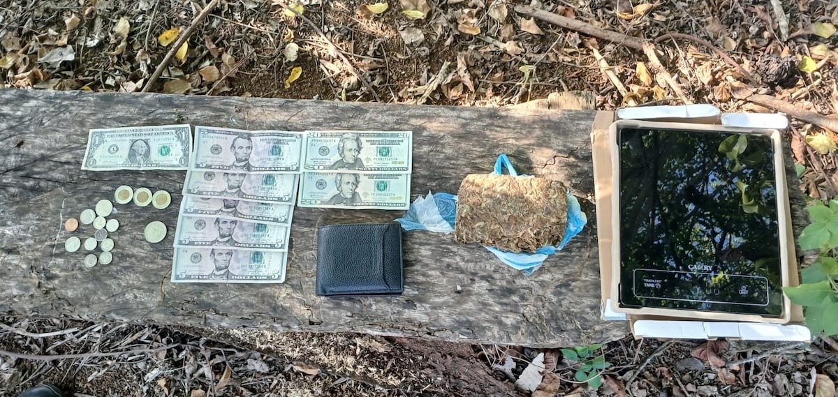 Lo encontraron en el cañaveral: cayó con presuntas sustancias y dinero