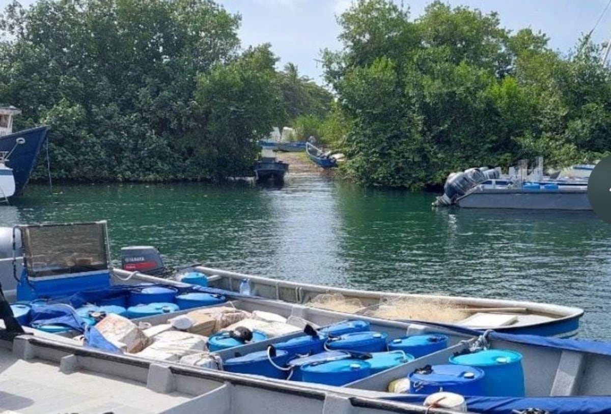 Se incautan de mil 517 paquetes de droga en isla Naranjo, Colón