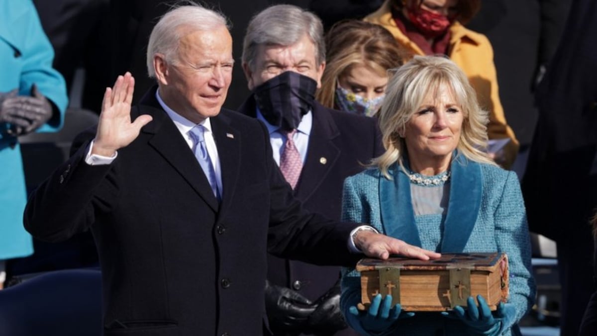 Joe Biden jura como el 46º presidente de Estados Unidos