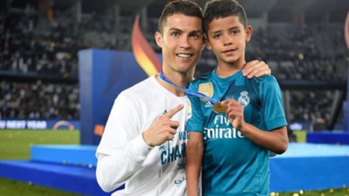 Hijo de tigre nace rayado y eso lo demostró el retoño de Cristiano con este gol