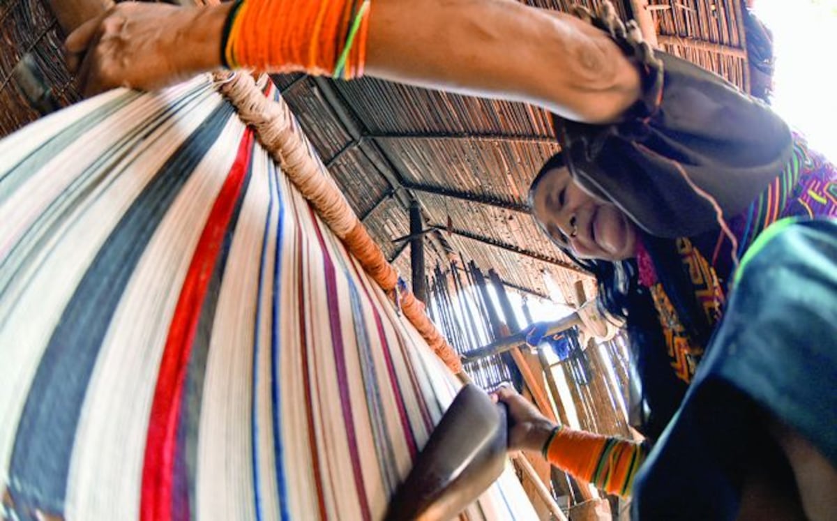 Hamaca guna, tradición que se pierde poco a poco