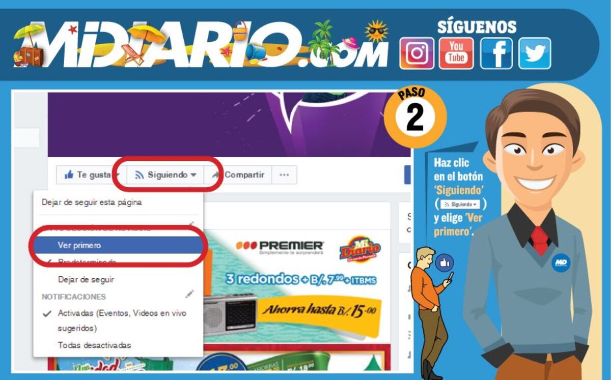 ¿Quieres seguir viendo nuestras noticias en Facebook? Aquí te decimos qué hacer