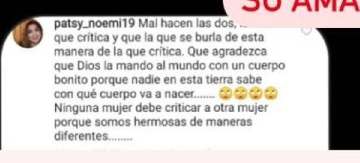 ‘La Tepesita’ manda a rebajar a la prima del ex Calle 7, Daniel por decirle que agradeciera a Dios por nacer con el cuerpo bonito