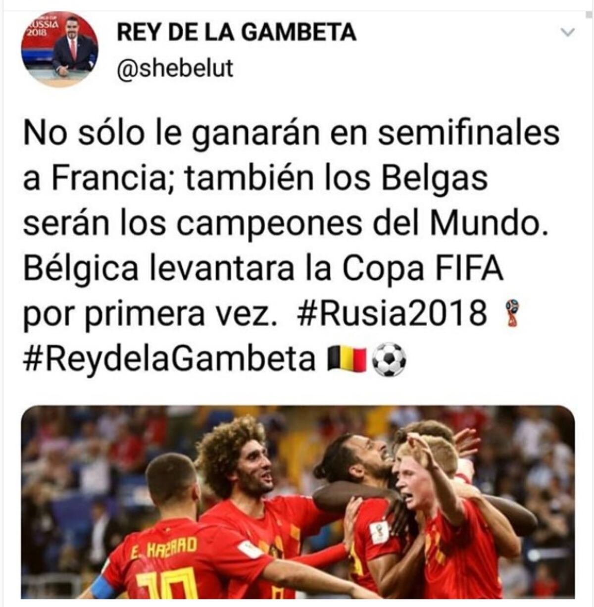 Presentador de Televisión se ha convertido en el 'saco de sal' del Mundial