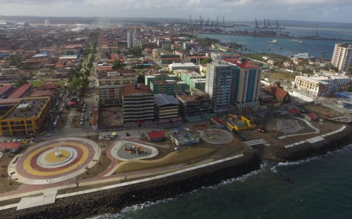 Así se va viendo ahora Colón con el Paseo Marino II. Chequee