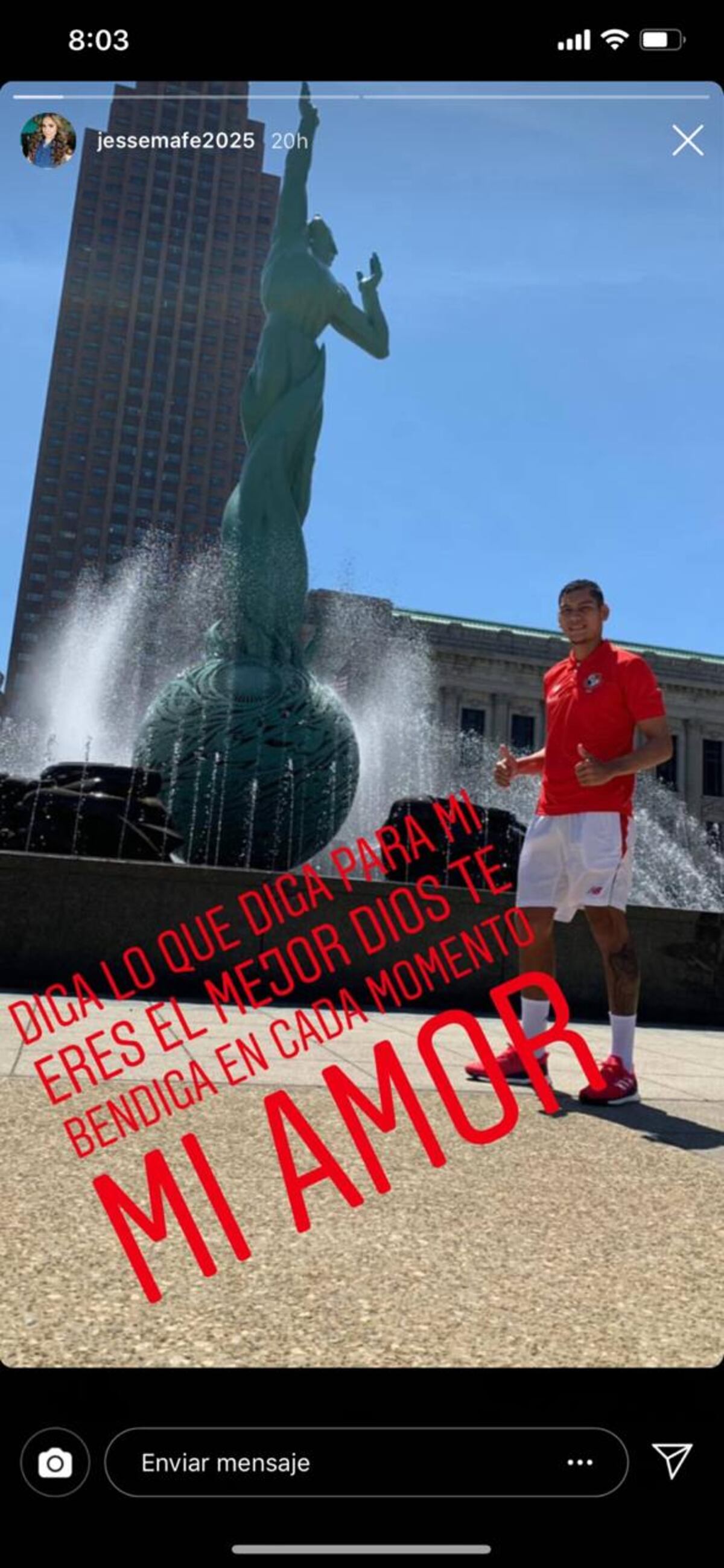 Esposa de Valentín Pimentel : ‘Diga lo que diga para mí eres el mejor’