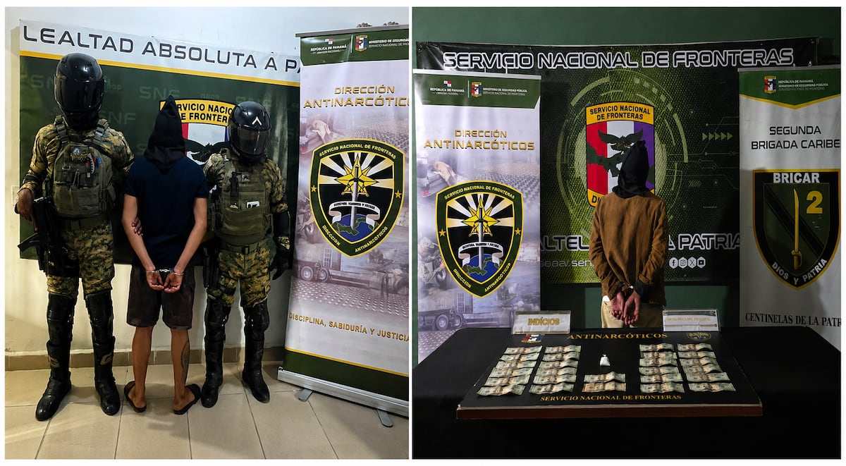Dos golpes policiales: presunta cocaína en Río Sidra y requerido capturado en Puerto Armuelles