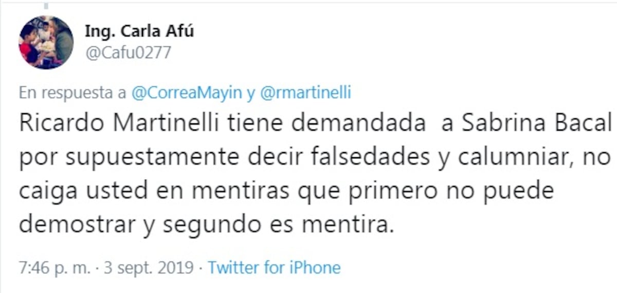 Nombran supuestamente a Tito Afú como asesor de bancada con $6 mil, según Mayín. La hija dijo que es falso