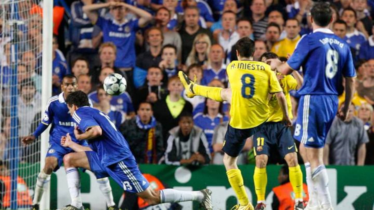 Iniesta recuerda la noche que liquidó al Chelsea en Stamford Bridge