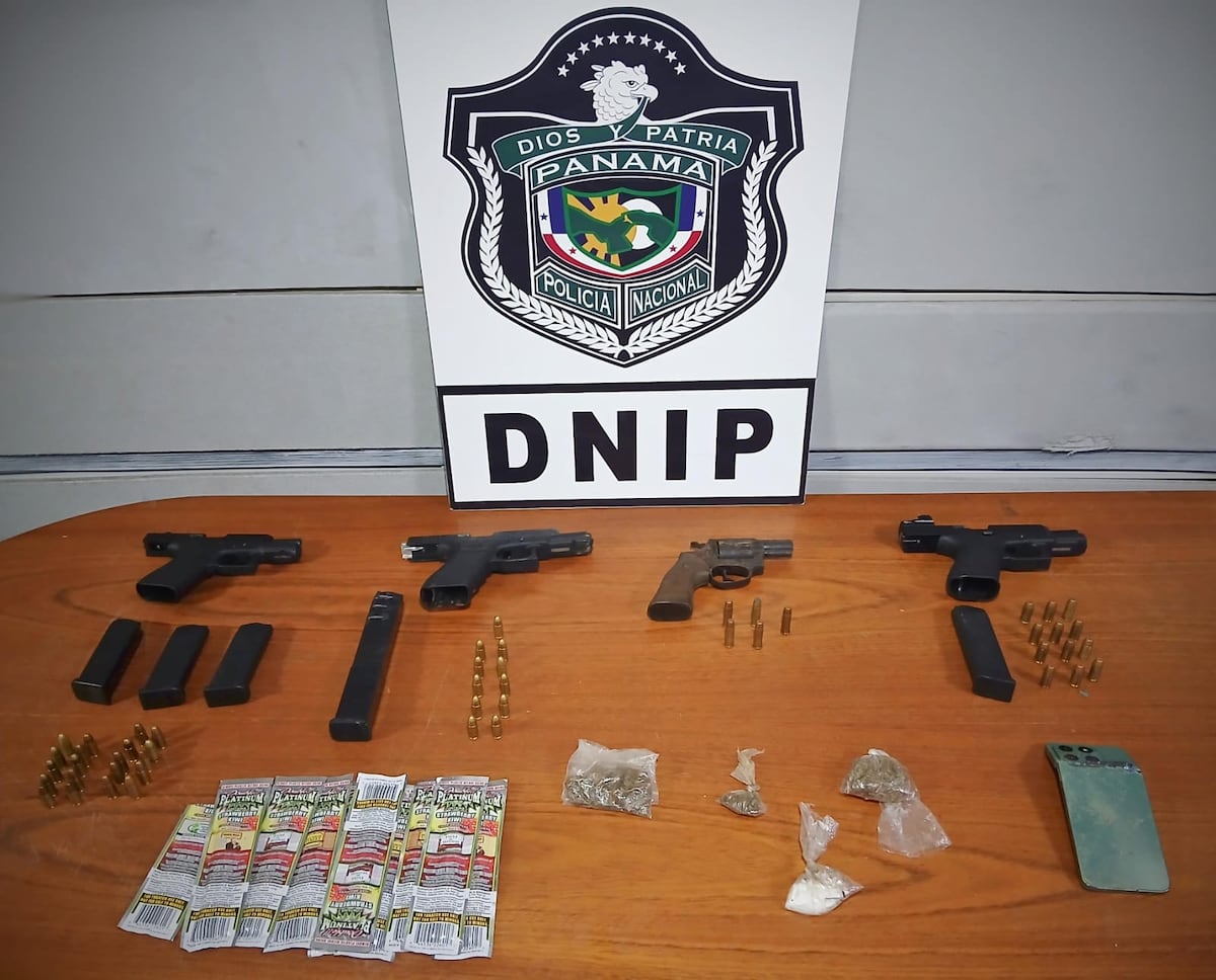 Acaban fiesta de gallos: Gallera clandestina deja armas y droga al descubierto en Chiriquí