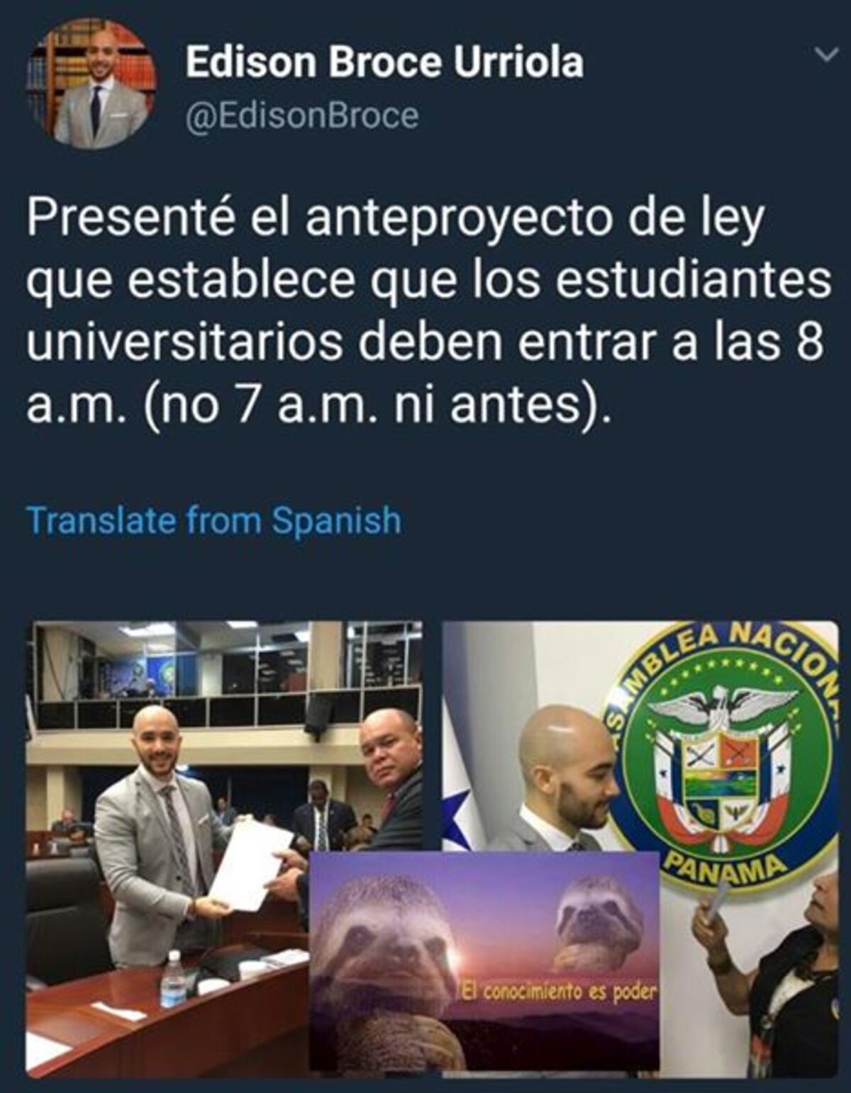 Diputado propone anteproyecto para que los universitarios entren a las 9 a.m.