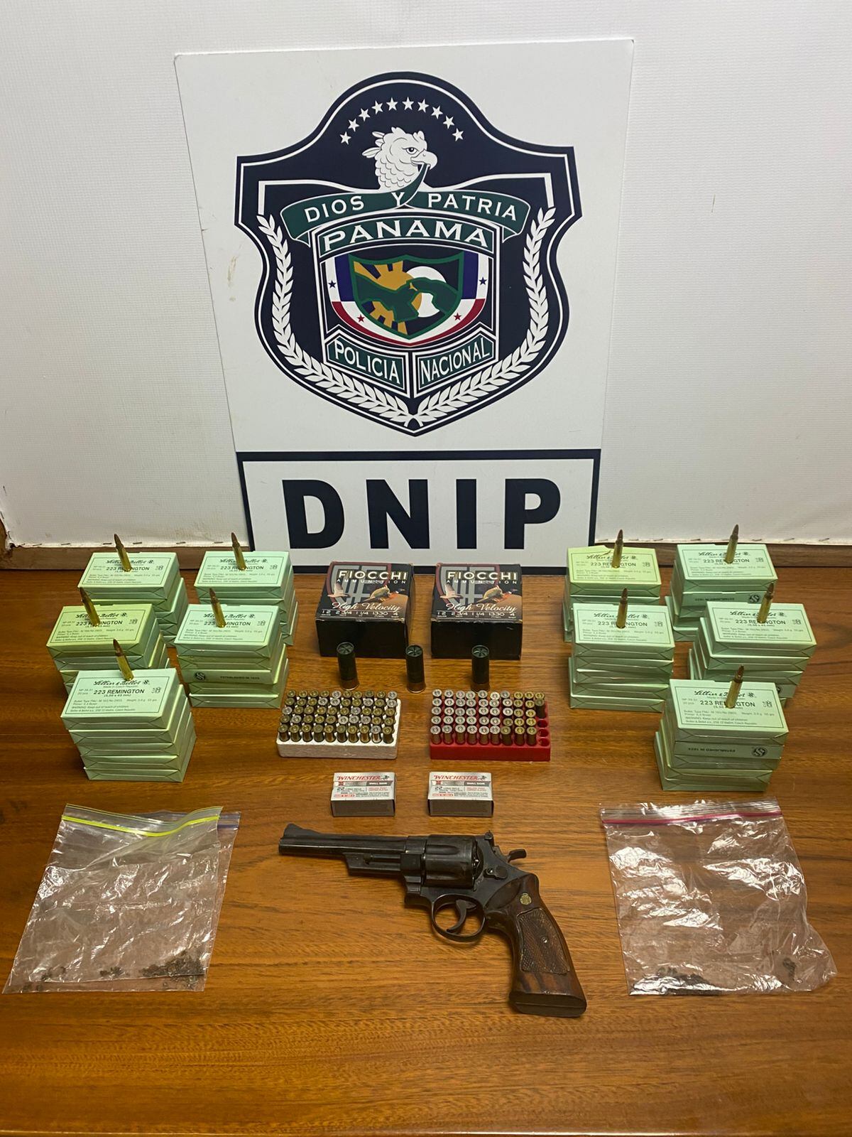 Sorpresa en David: Policía halla revólver, miles de balas y presunta sustancia ilícita en Terrenal