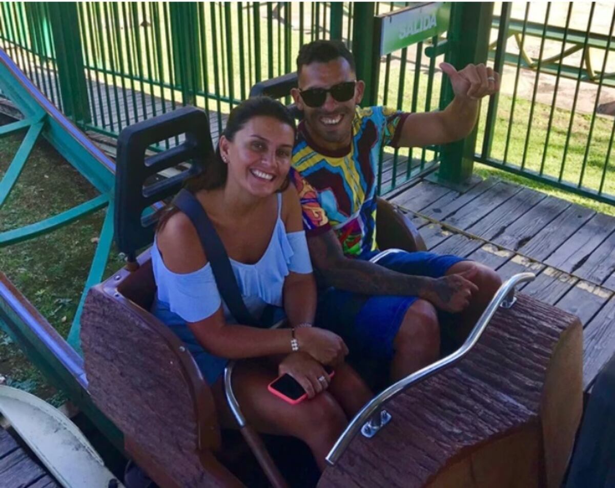 Carlos Tevez cerró un parque de diversiones para celebrar cumple de su hija