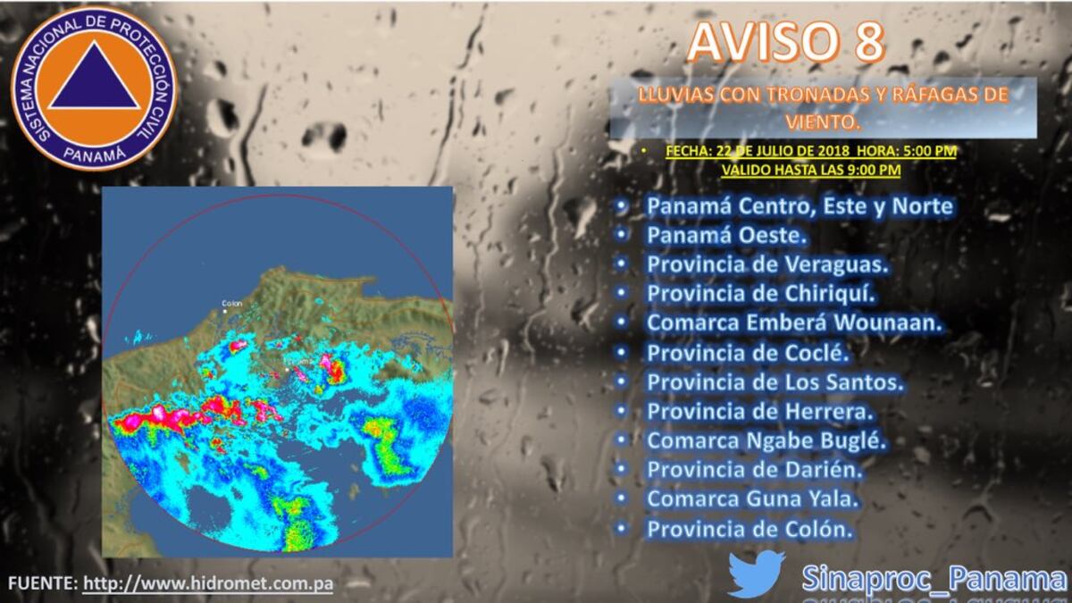 Susto en La Chorrera y Arraiján por caída de granizo. Esto recomienda Sinaproc