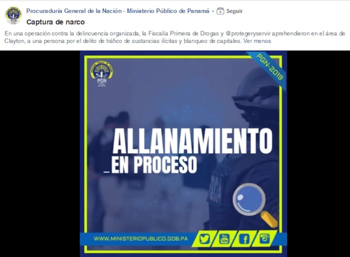 Capturan a narco, uno de los más buscados. Lo pillan en Clayton