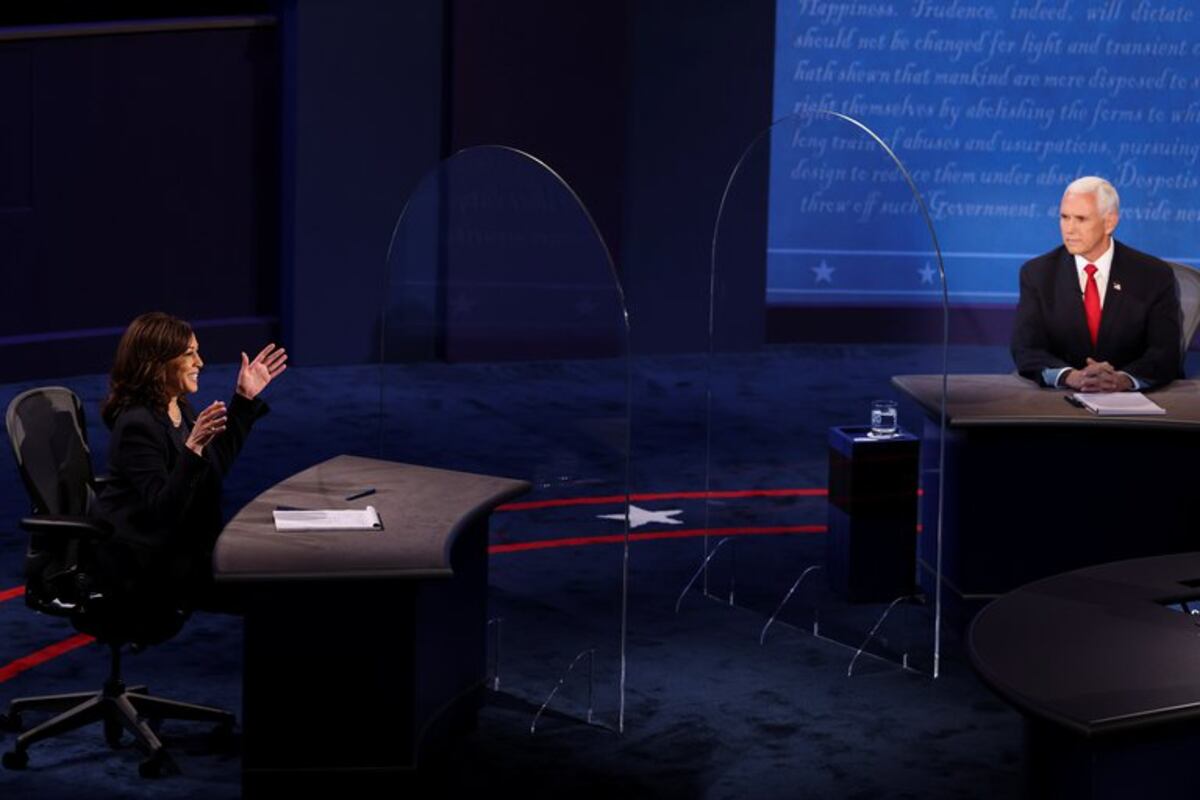 Así fue el primer y único debate por la vicepresidencia de Estados Unidos 2020