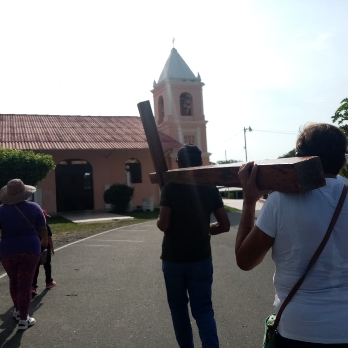 Viacrucis. En Chame recuerdan la Pasión  y Muerte de Jesús