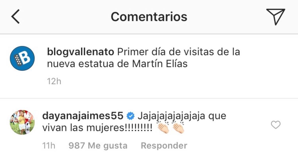 Esposa de Martín Elías aplaudió a la mujer que habría irrespetado la estatua