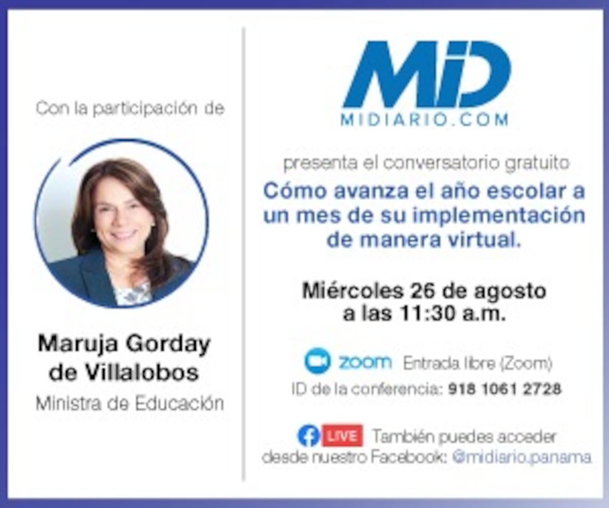 Ministra dispuesta a resolver tus interrogantes este miércoles. Adelantó que WhatsApp es la herramienta que más se usa en la educación a distancia en Panamá