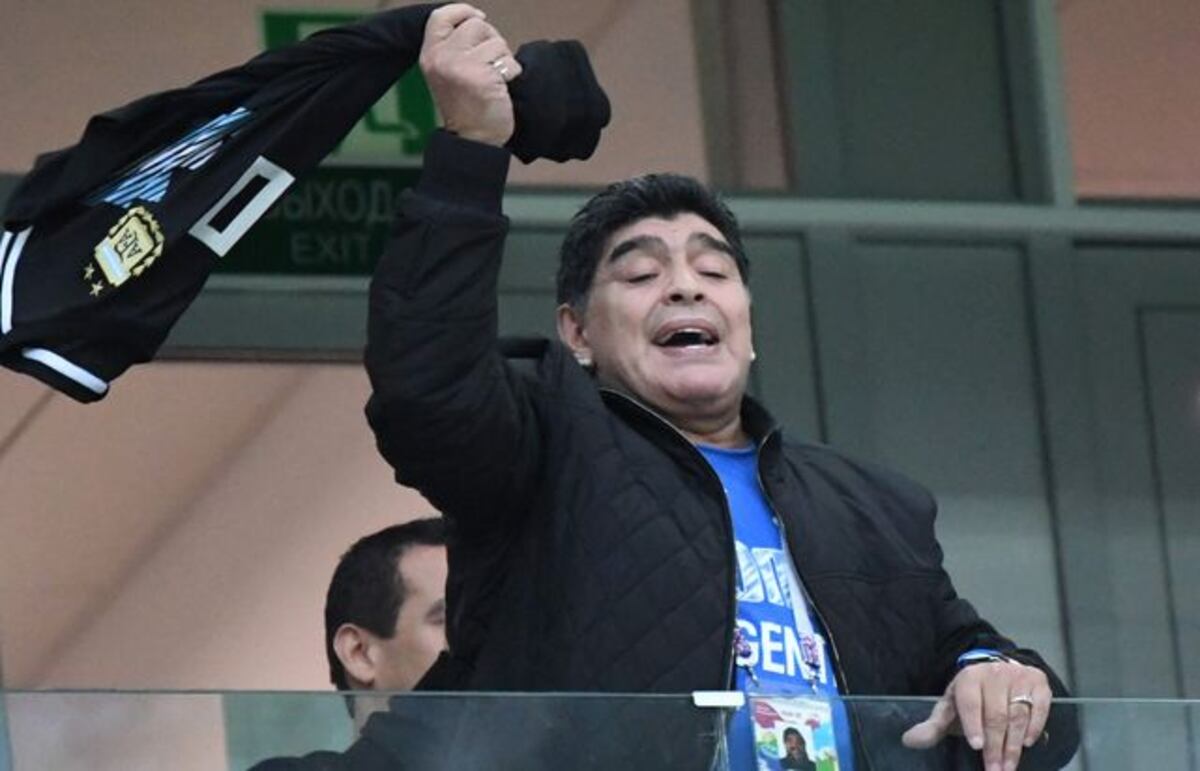 Maradona ahora es 'hincha' de México en el Mundial 2018