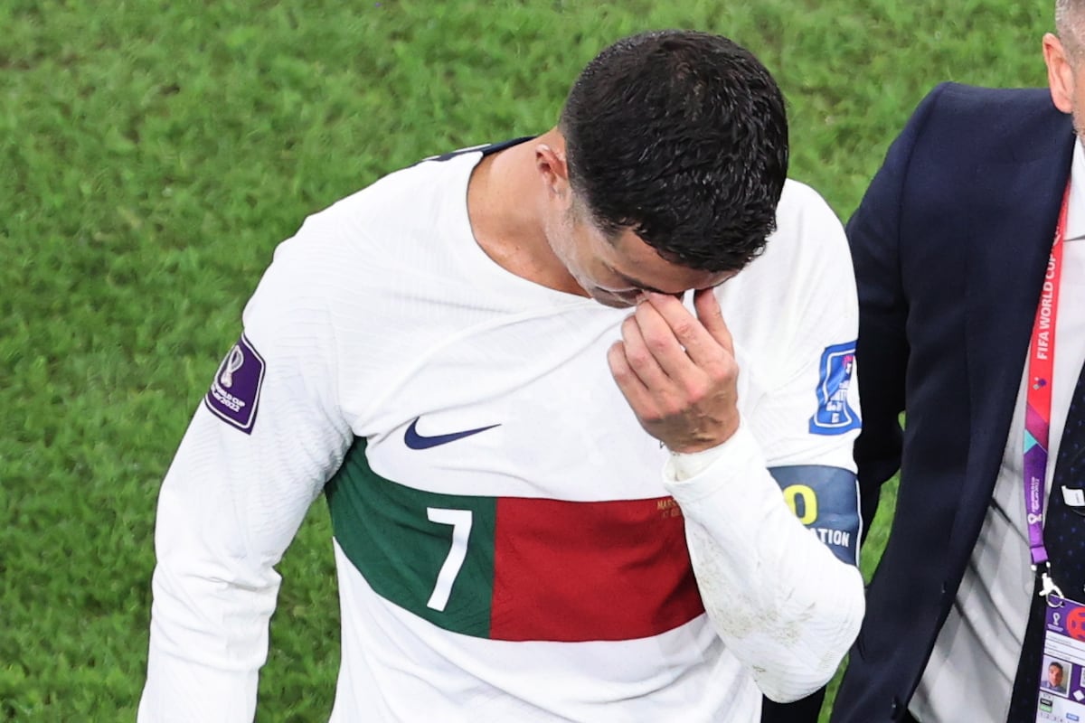 El triste adiós de Cristiano Ronaldo