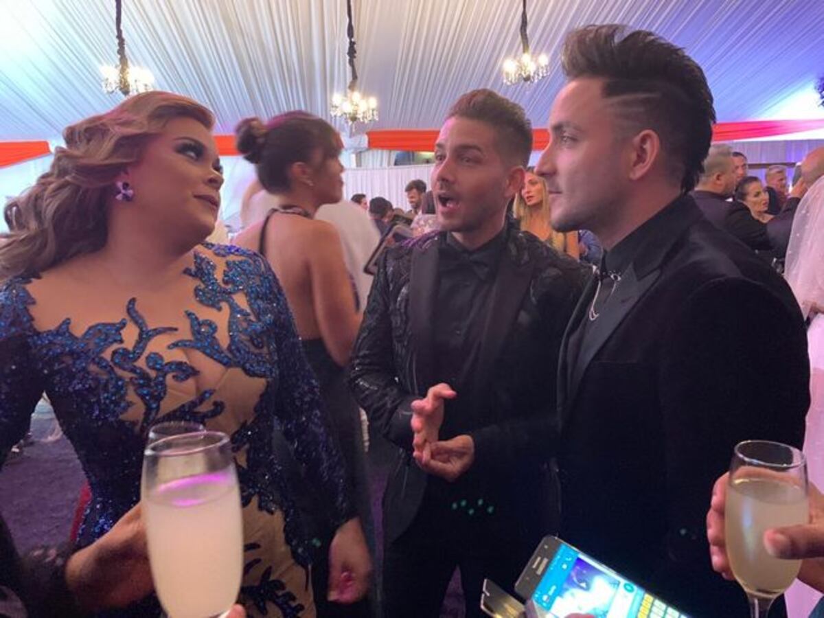 Margarita lució sus atributos en alfombra roja en Viña. Saik no se quedó atrás