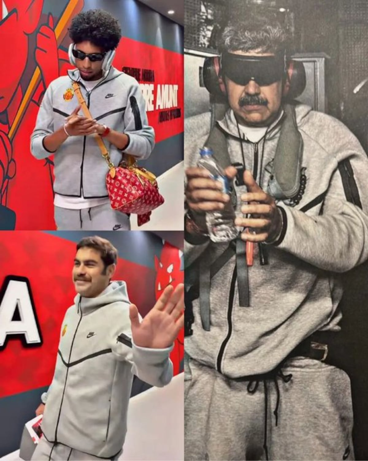 El outfit de Maduro, esposado rumbo a NY, se agota en horas y es igual al que usa el Real Mallorca en Son Moix