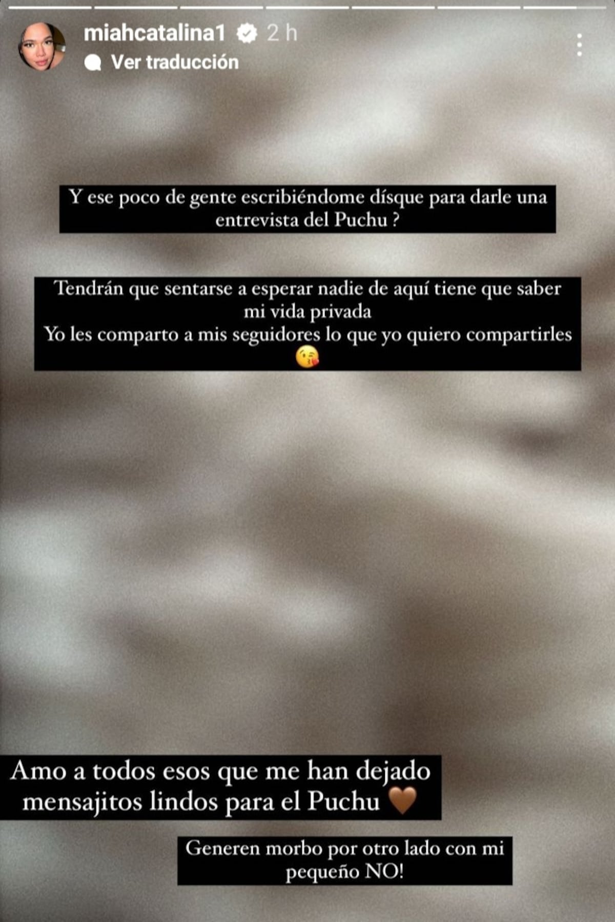 La estrella de OnlyFans Miah Catalina ya tiene a su bebé en brazos