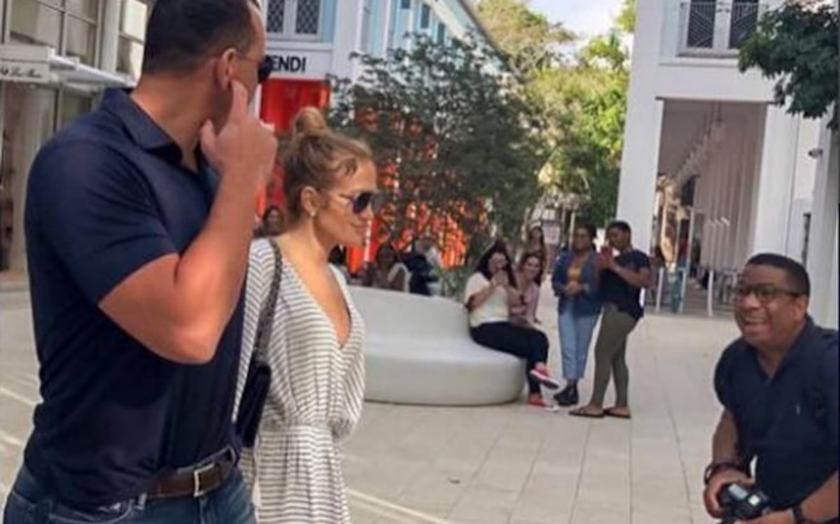¡No es photoshop! Eddy Vásquez hizo de paparazzi con JLo y Alex Rodríguez