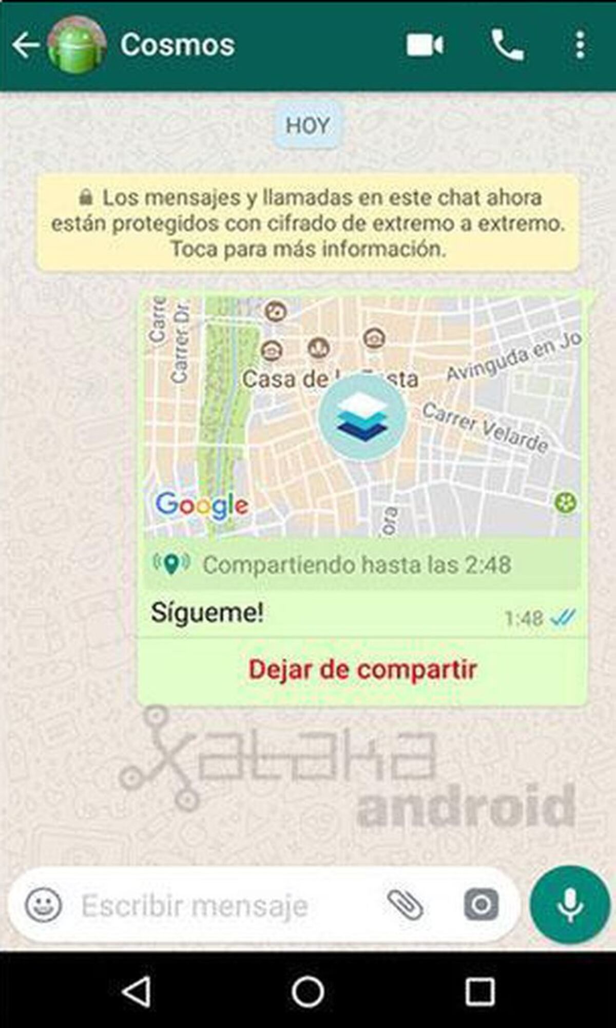 ¡SE FORMÓ! Ya WhatsApp permite  conocer ubicación de tu pareja las 24 horas