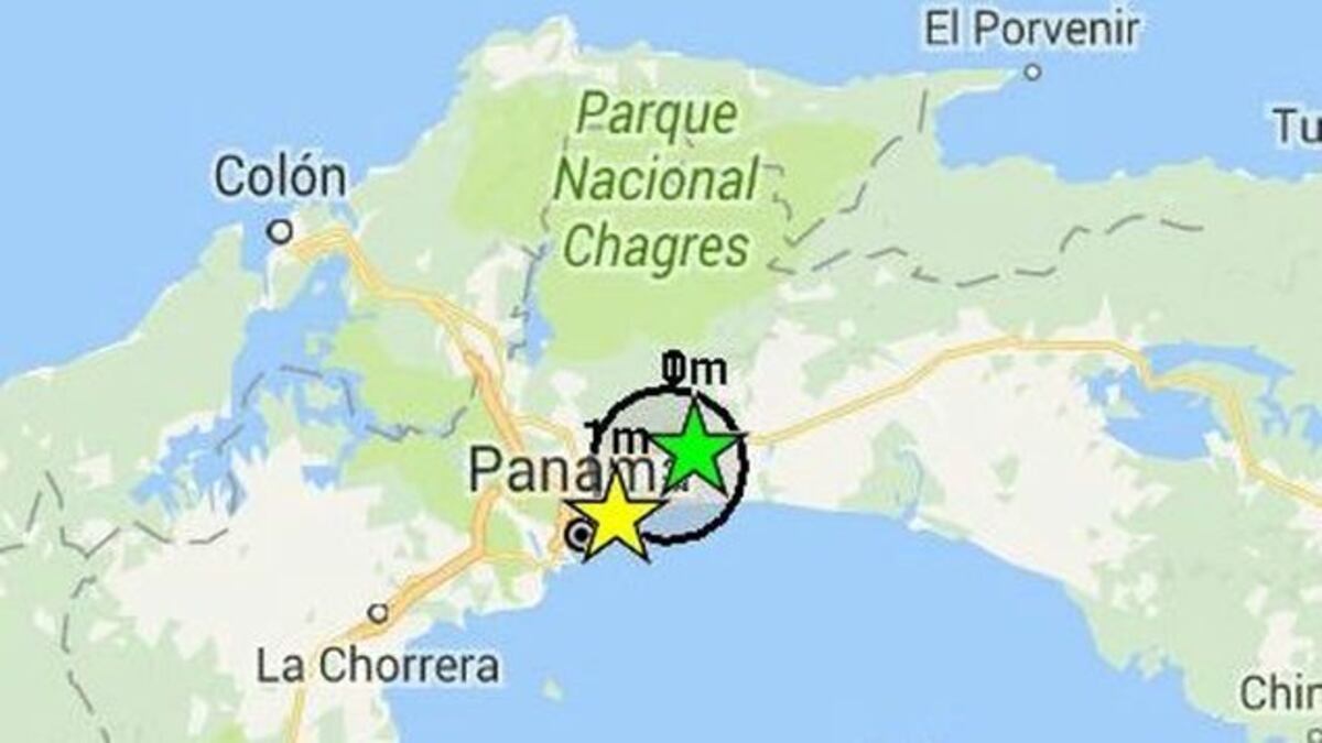 ¡TEMBLOR! Sismo se registra en Panamá, La Chorrera y Colón